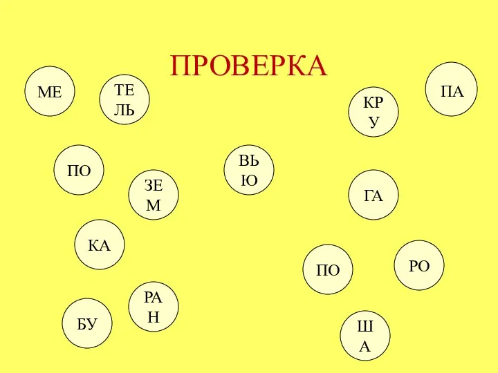 ПРОВЕРКА ЗЕМ ПО БУ ПО РАН ВЬЮ МЕ ША РО ГА КРУ КА ТЕЛЬ ПА