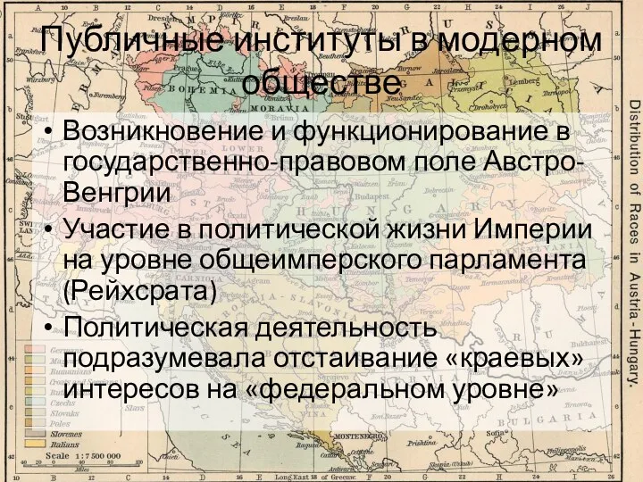 Публичные институты в модерном обществе Возникновение и функционирование в государственно-правовом