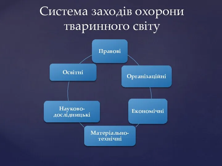 Система заходів охорони тваринного світу