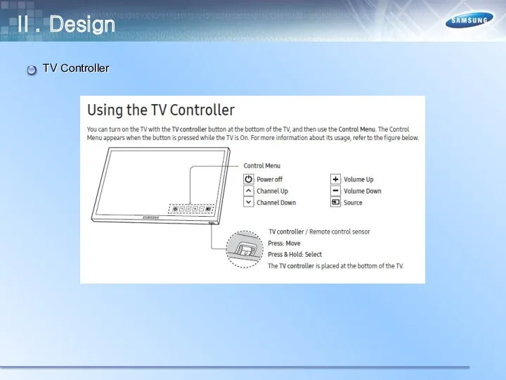 Ⅱ. Design TV Controller