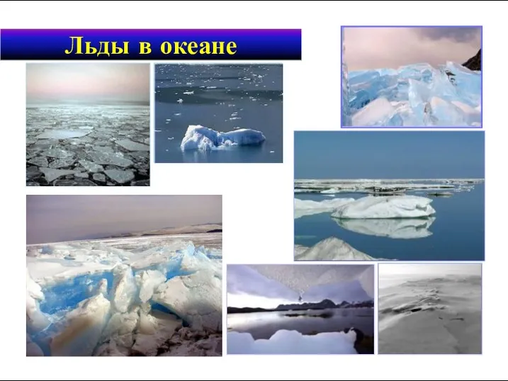 Льды в океане