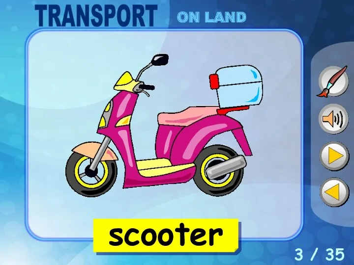 3 / 35 scooter ON LAND