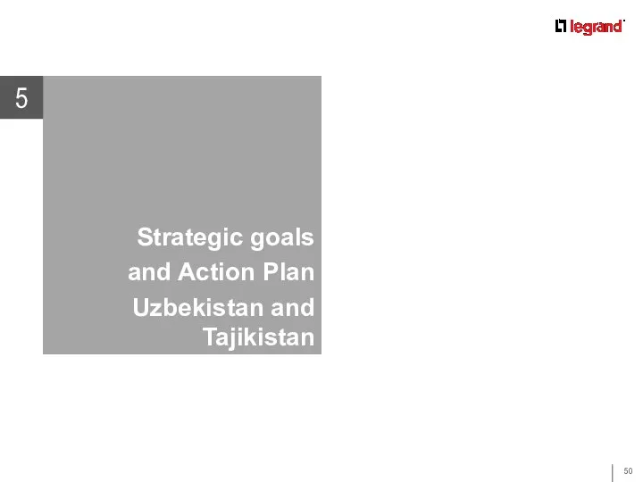 Strategic goals and Action Plan Uzbekistan and Tajikistan 5