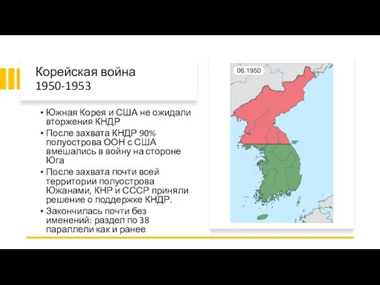 Корейская война 1950-1953 Южная Корея и США не ожидали вторжения