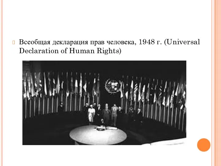 Всеобщая декларация прав человека, 1948 г. (Universal Declaration of Human Rights)