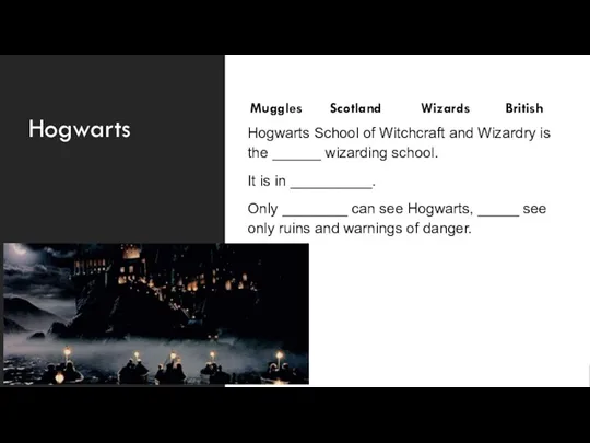 Hogwarts Hogwarts School of Witchcraft and Wizardry is the ______