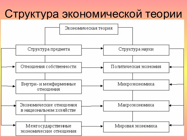 Структура экономической теории