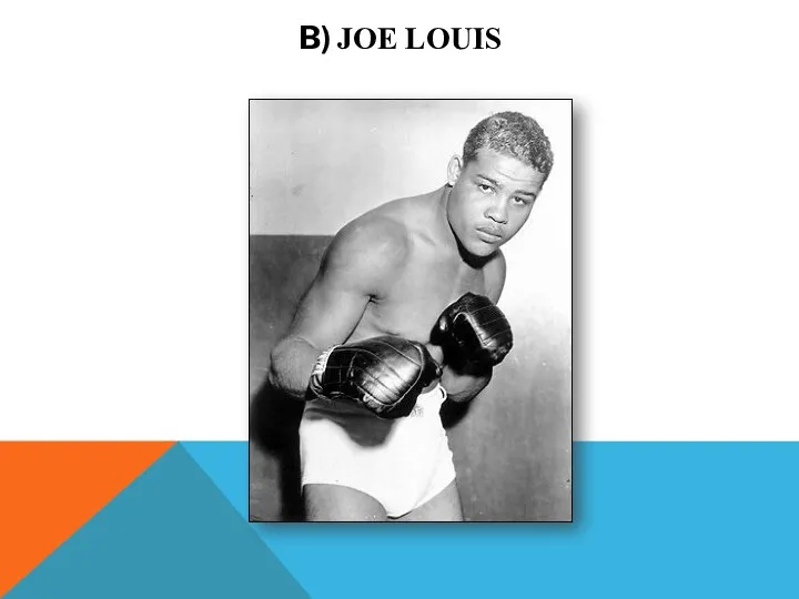 B) JOE LOUIS