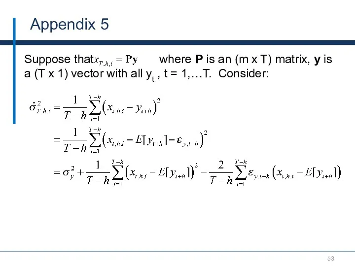 Appendix 5 Suppose that where P is an (m x