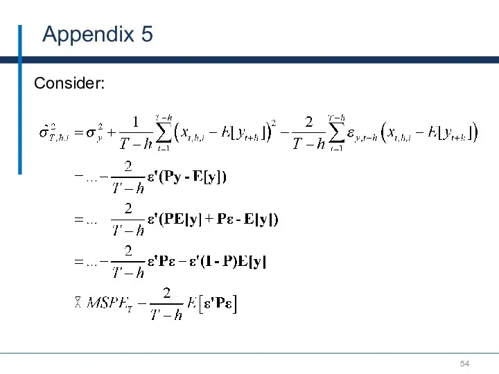 Appendix 5 Consider: