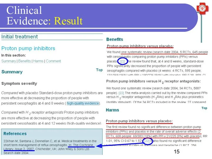 Clinical Evidence: Result