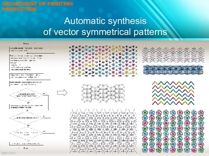 Automatic synthesis of vector symmetrical patterns DEPARTMENT OF PRINTING PRODUCTION