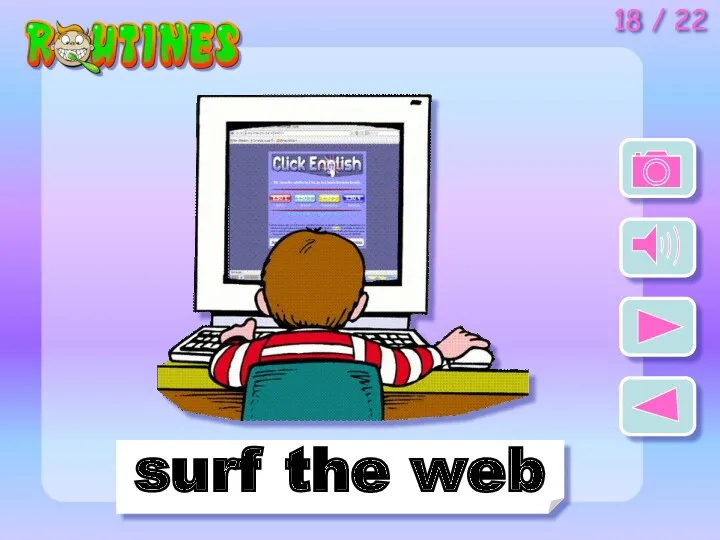 surf the web 18 / 22