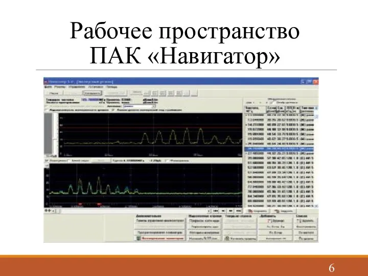 Рабочее пространство ПАК «Навигатор»