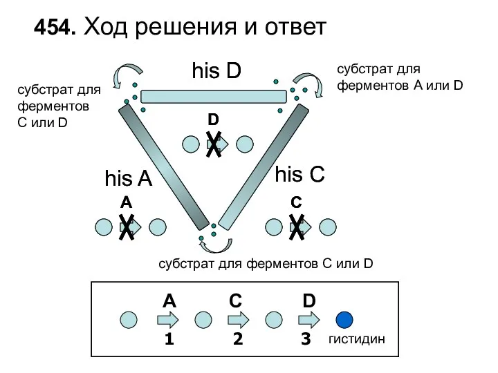 субстрат для ферментов А или D субстрат для ферментов C