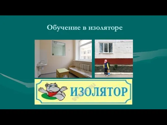 Обучение в изоляторе