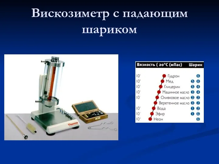 Вискозиметр с падающим шариком