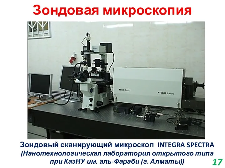 Зондовая микроскопия Зондовый сканирующий микроскоп INTEGRA SPECTRA (Нанотехнологическая лаборатория открытого