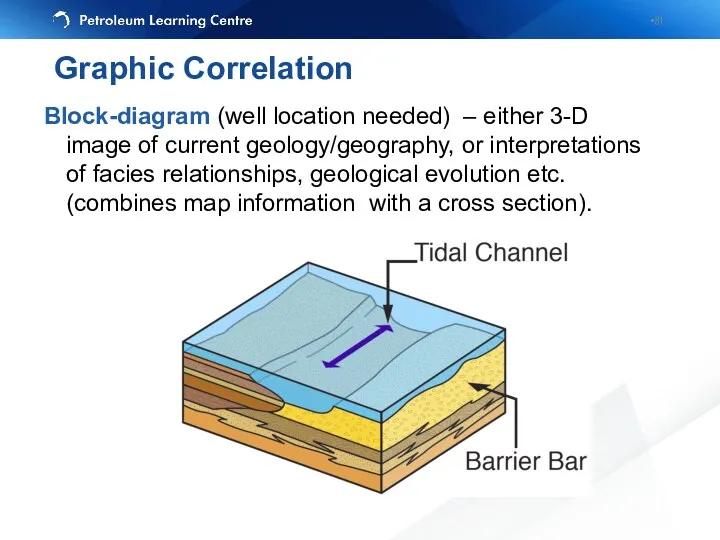 Block-diagram (well location needed) – either 3-D image of current