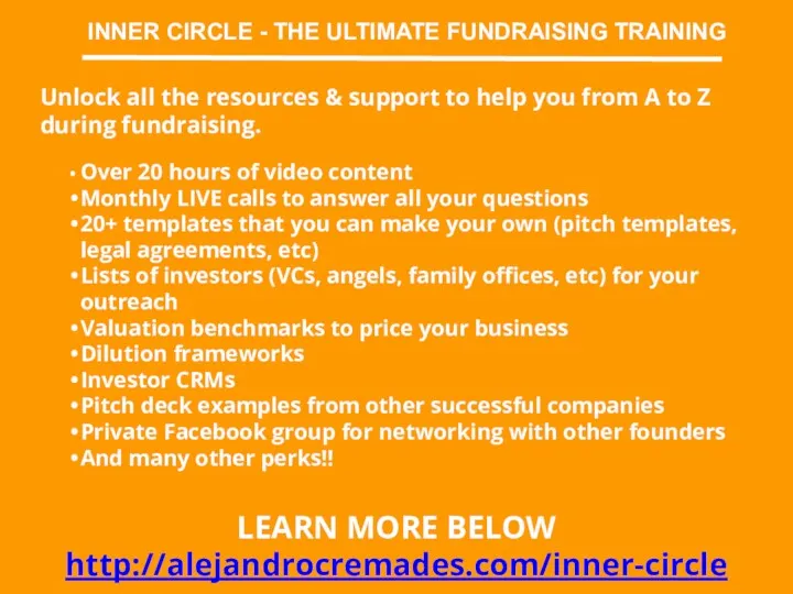 INNER CIRCLE - THE ULTIMATE FUNDRAISING TRAINING Unlock all the