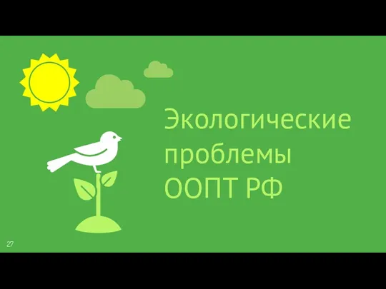 Экологические проблемы ООПТ РФ