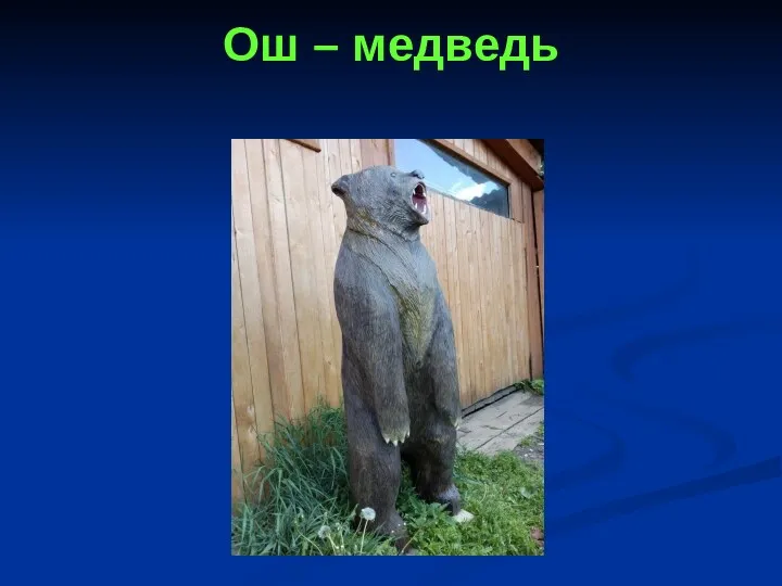 Ош – медведь