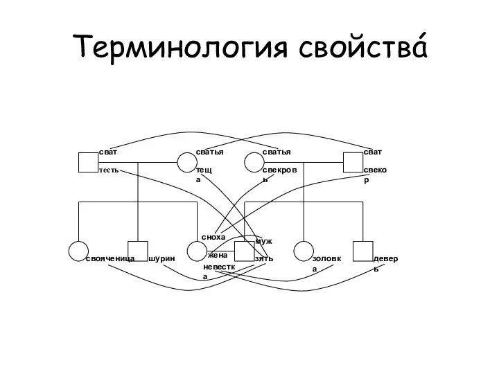 Терминология свойствá