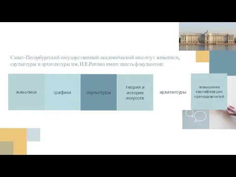 скульптуры Санкт-Петербургский государственный академический институт живописи, скульптуры и архитектуры им.