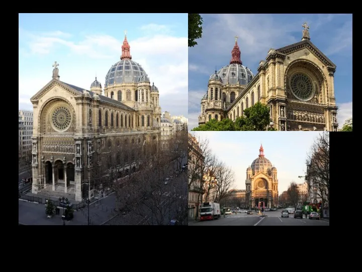 Церковь Блаженного Августина в Париже соединяет барокко и романо-византийский стили,