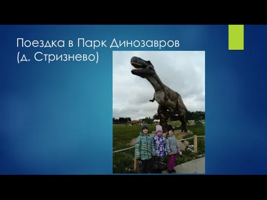 Поездка в Парк Динозавров (д. Стризнево)