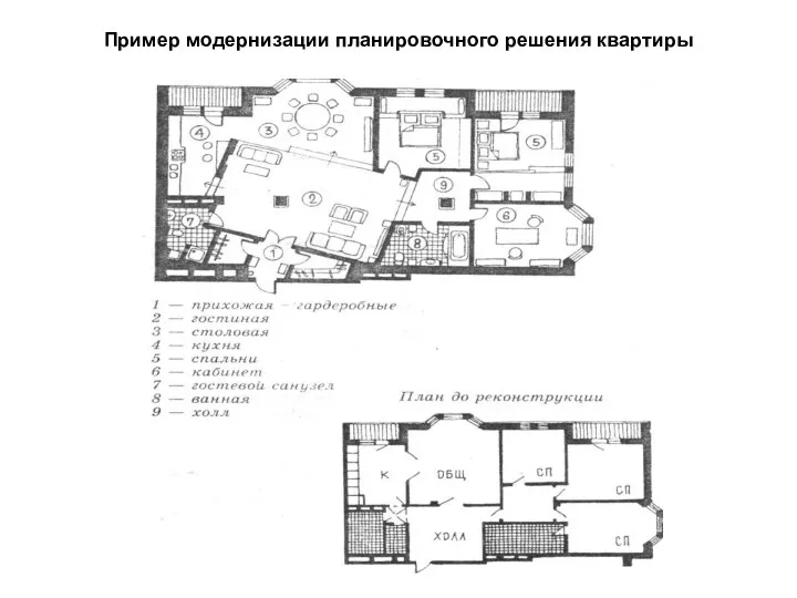 Пример модернизации планировочного решения квартиры