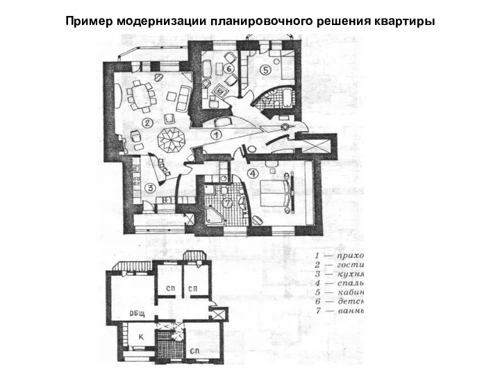 Пример модернизации планировочного решения квартиры