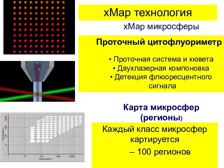 100 классов = 100 тестов xMap технология xMap микросферы Проточный