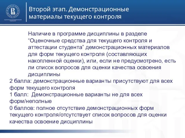 Второй этап. Демонстрационные материалы текущего контроля Сезонные Менеджер по продажам