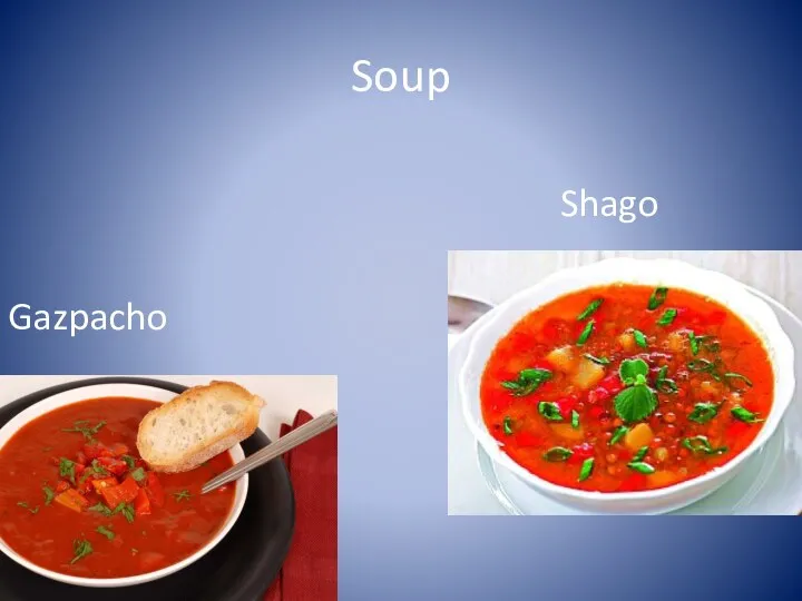 Soup Gazpacho Shago