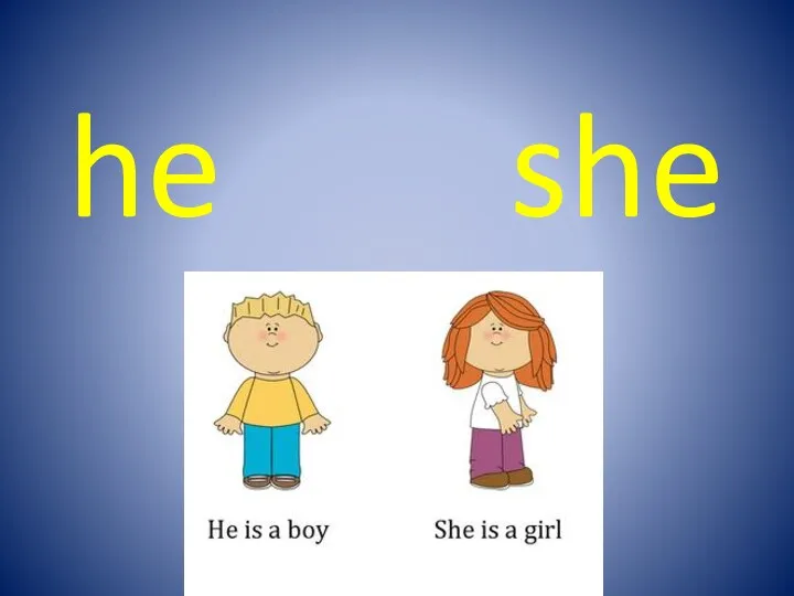 she he