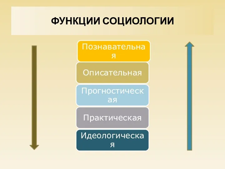 ФУНКЦИИ СОЦИОЛОГИИ