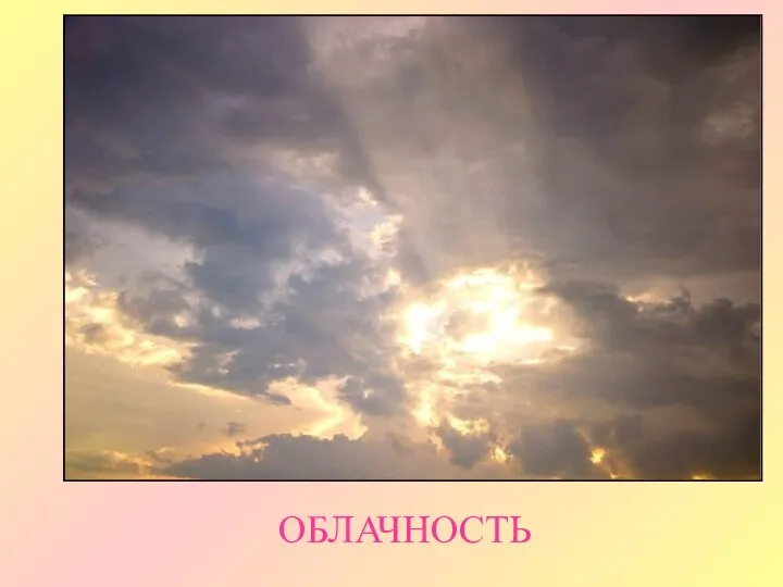 ОБЛАЧНОСТЬ