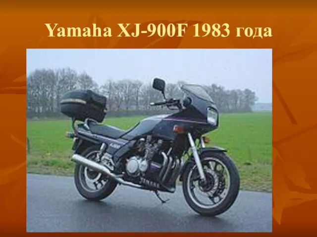 Yamaha XJ-900F 1983 года