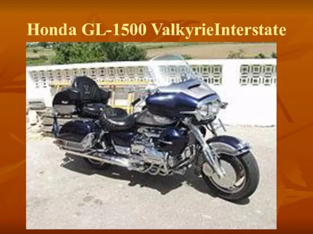 Honda GL-1500 ValkyrieInterstate