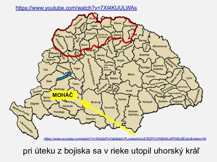 MOHÁČ pri úteku z bojiska sa v rieke utopil uhorský kráľ https://www.youtube.com/watch?v=7XI4KUULWAs https://www.youtube.com/watch?v=RAGlpFbYgfs&list=PLnplwgXmL676ZF4XY6BrbKpRFABnZExbv&index=48