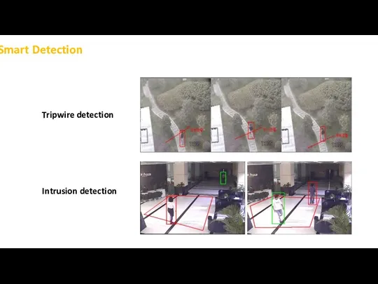 Intrusion detection Tripwire detection Smart Detection