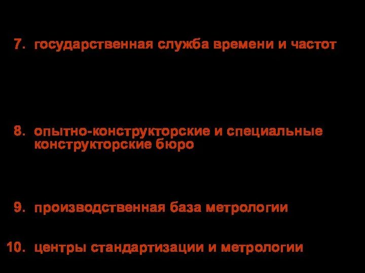 Состав ГМС государственная служба времени и частот - сеть организаций