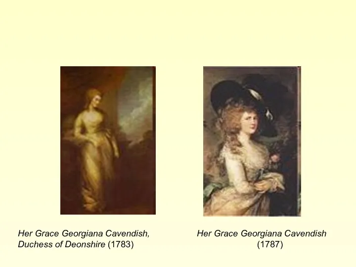 Her Grace Georgiana Cavendish, Her Grace Georgiana Cavendish Duchess of Deonshire (1783) (1787)