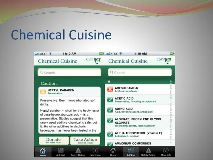 Chemical Cuisine