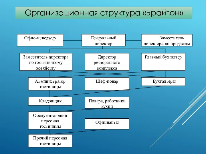 Организационная структура «Брайтон»