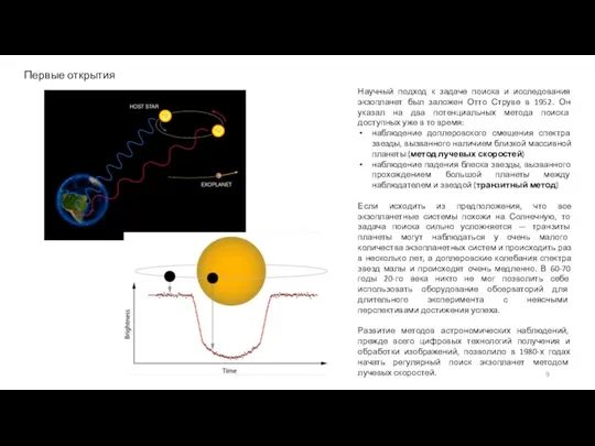 Научный подход к задаче поиска и исследования экзопланет был заложен