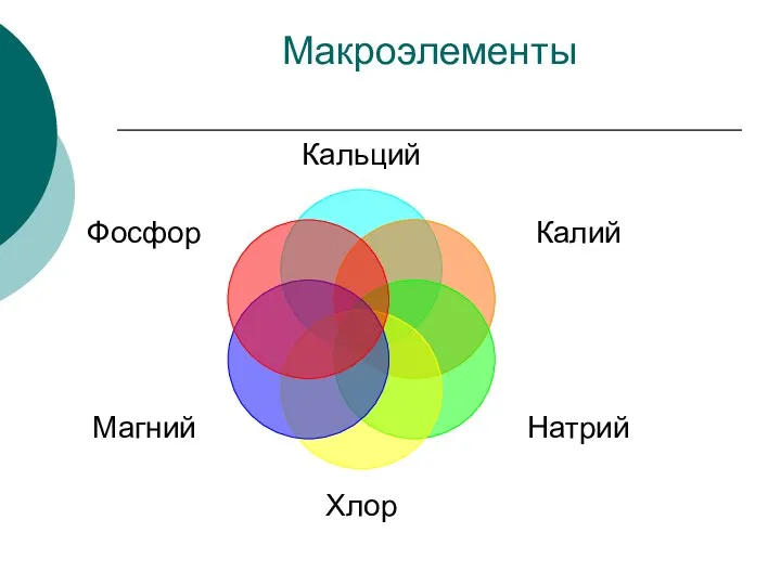 Макроэлементы