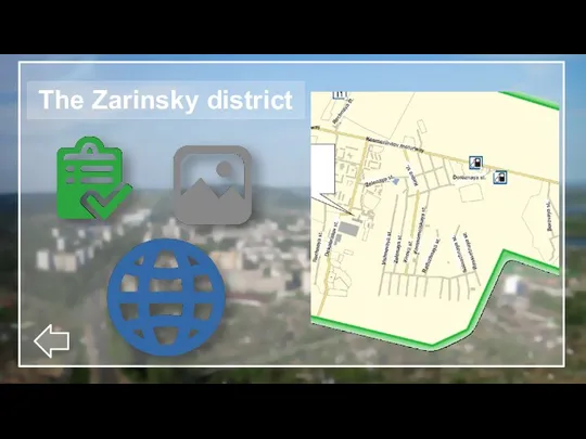 The Zarinsky district