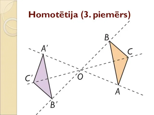 Homotētija (3. piemērs)